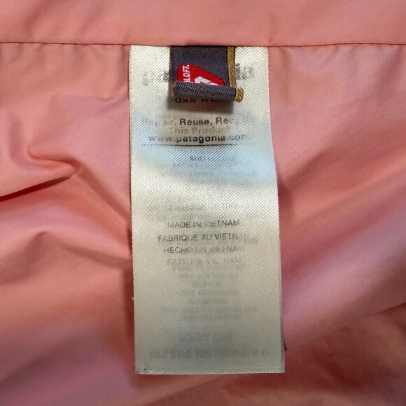 Girls PATAGONIA Nano Puff Jacket Gray Pink Medium / 10 - Picture 14 of 14
